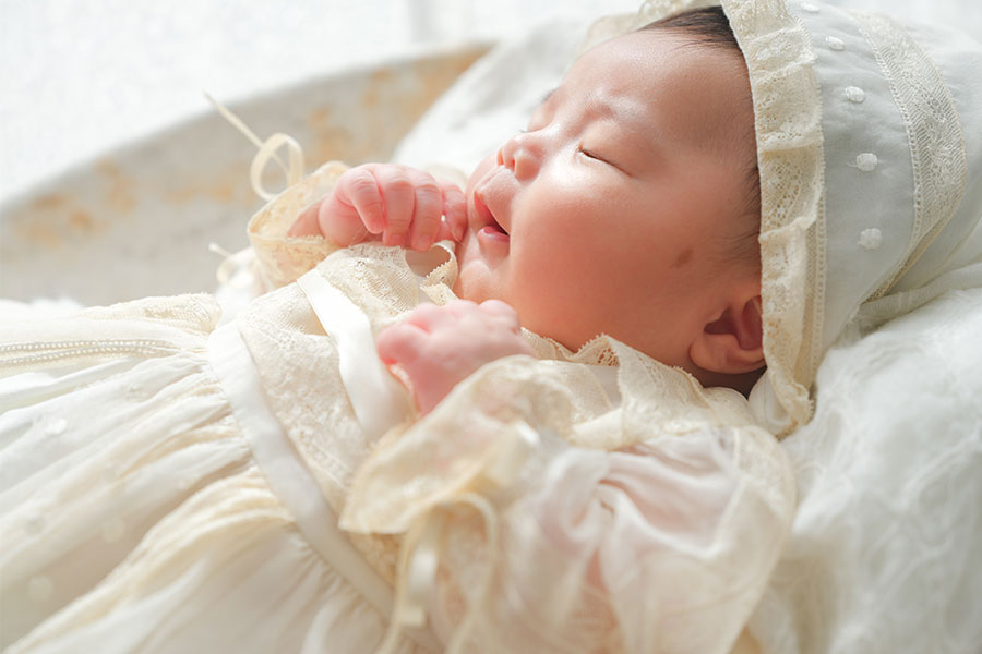 お宮参り写真 | フォトハウス Merci（メルシー）名古屋 | 見えない絆を