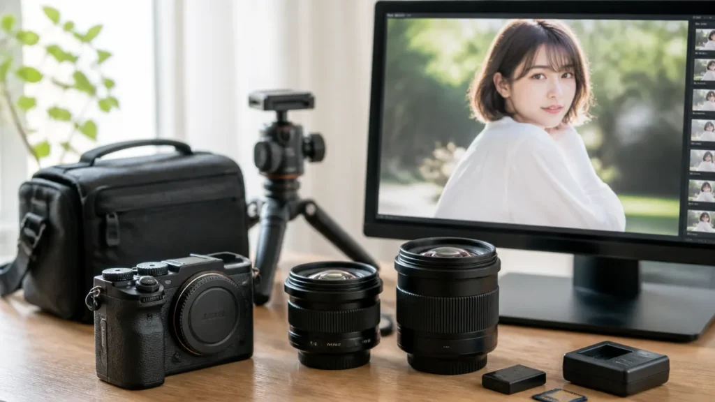 ポートレートの撮り方を完全解説｜F値・焦点距離・光の使い方で写真が変わるのアイキャッチ画像