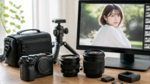 ポートレートの撮り方を完全解説｜F値・焦点距離・光の使い方で写真が変わるのアイキャッチ画像