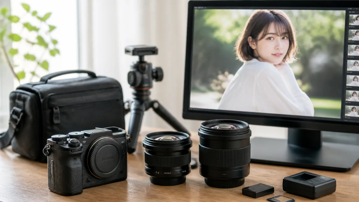ポートレートの撮り方を完全解説|F値・焦点距離・光の使い方で写真が変わるのアイキャッチ画像