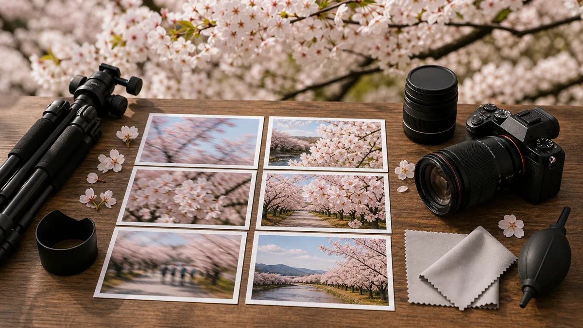 実は見落としがちな桜撮影の失敗パターンと対策の解説画像