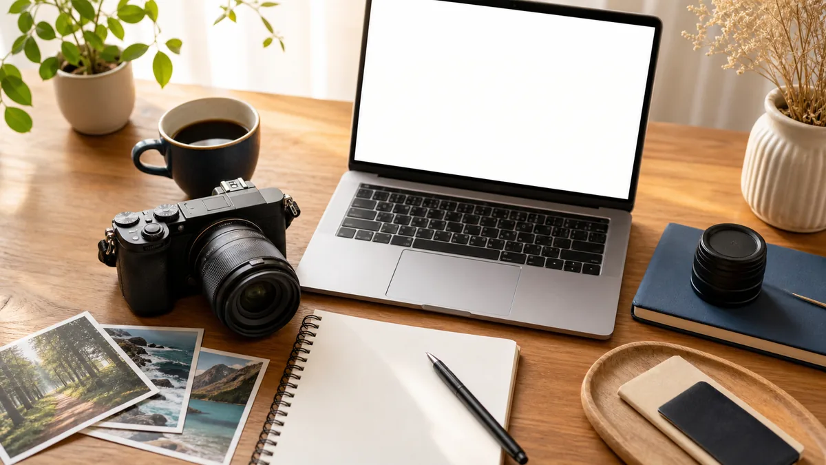 カメラのブログは「記事の型」で差がつく｜始め方・書き方・収益化まで完全解説のアイキャッチ画像