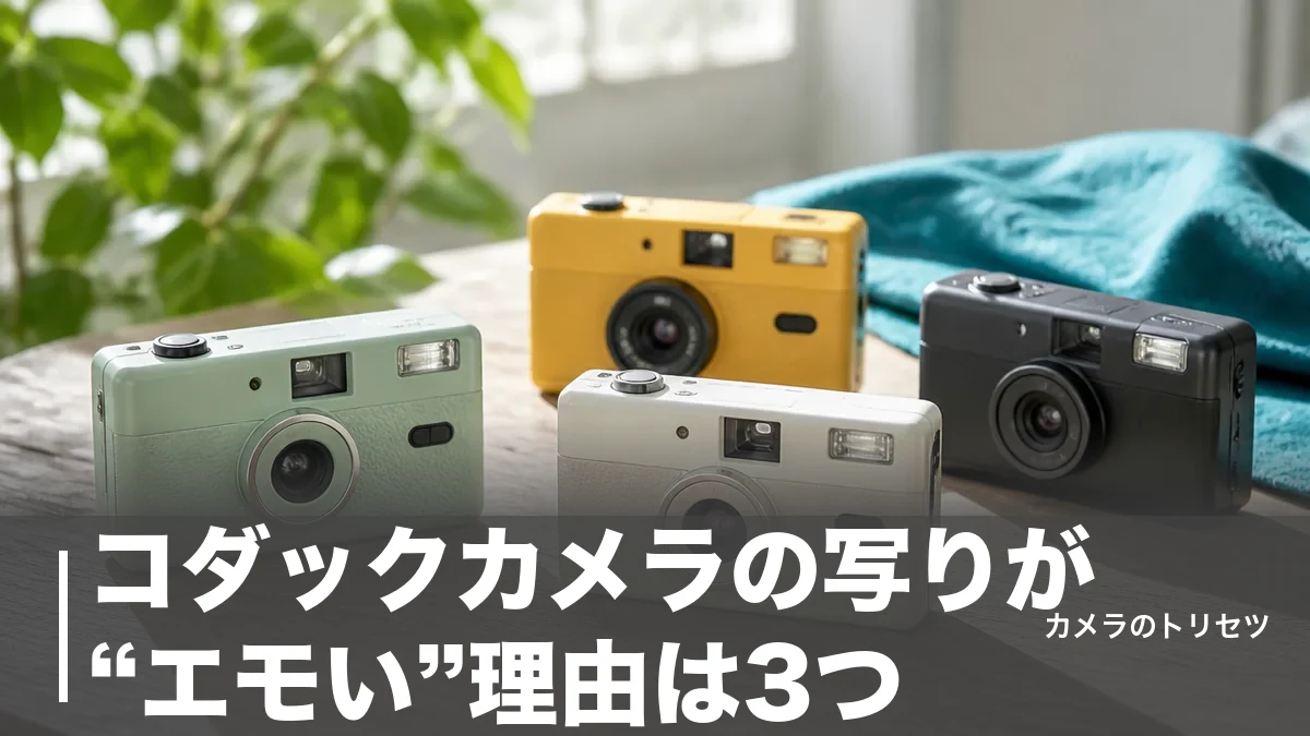 コダックカメラの写りが“エモい”理由は3つ｜5,500円M35から2.5万円デジタルまで徹底比較のアイキャッチ画像