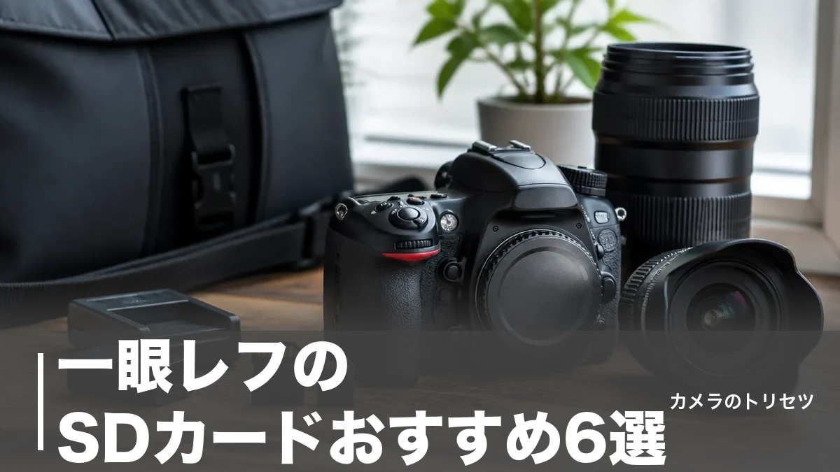 一眼レフのSDカードおすすめ6選｜7千円台〜UHS-II高速モデルまで徹底比較のアイキャッチ画像
