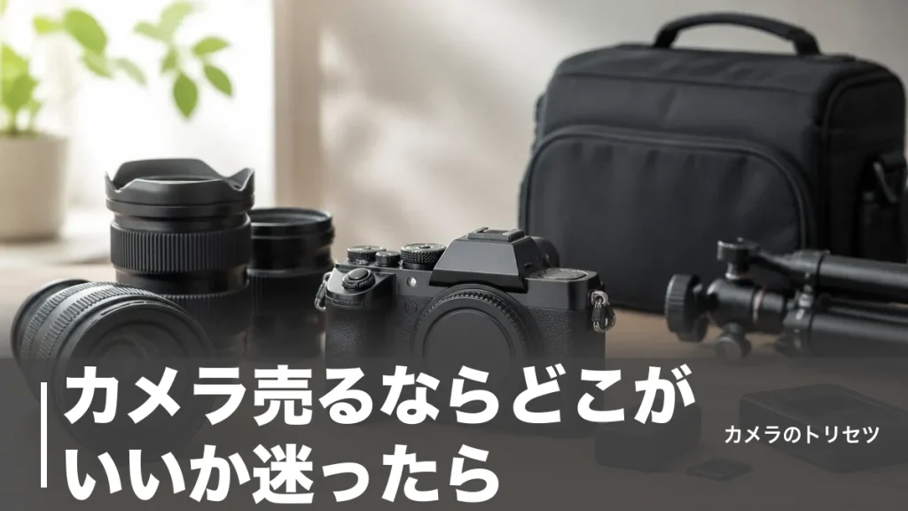 カメラ売るならどこがいいか迷ったら｜買取6サービスを手数料と特徴で徹底比較【2026年版】のアイキャッチ画像