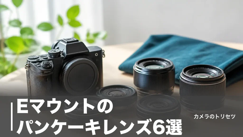 Eマウントのパンケーキレンズ6選｜60gの極薄から万能40mmまで価格で徹底比較のアイキャッチ画像
