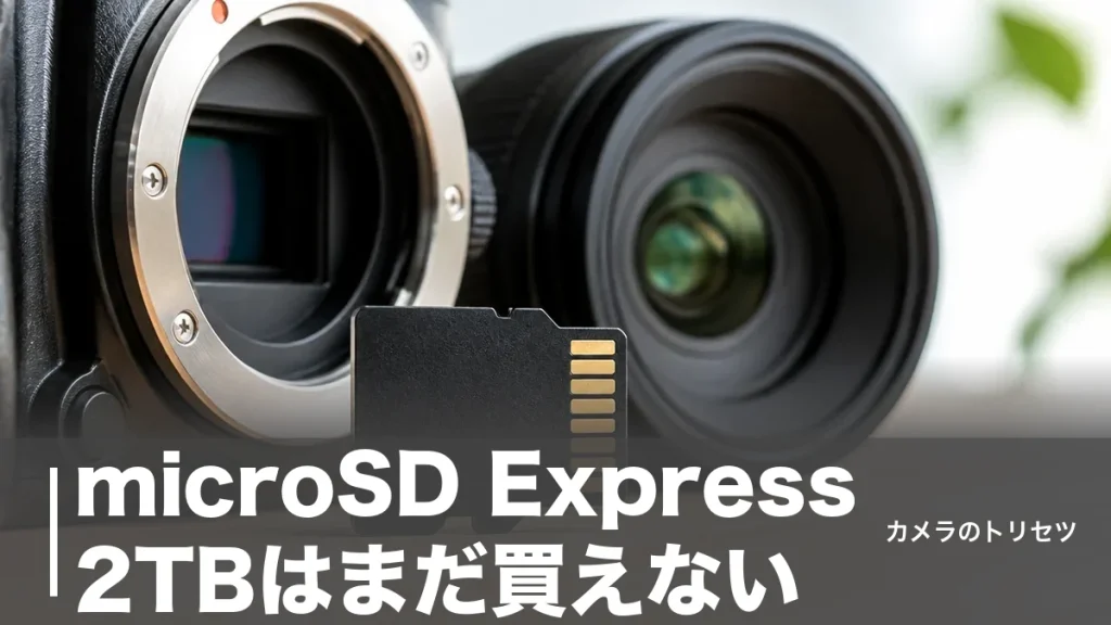 microSD Express 2TBはまだ買えない｜現状最大1TBと2TBの代替策を解説のアイキャッチ画像