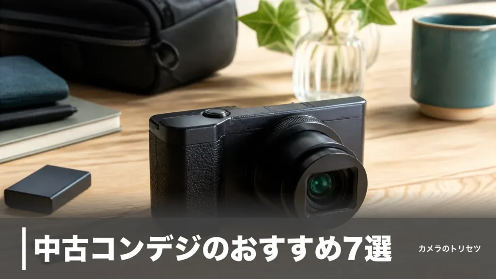 中古コンデジのおすすめ7選｜3万円台の1型から高騰する名機まで価格で比較のアイキャッチ画像