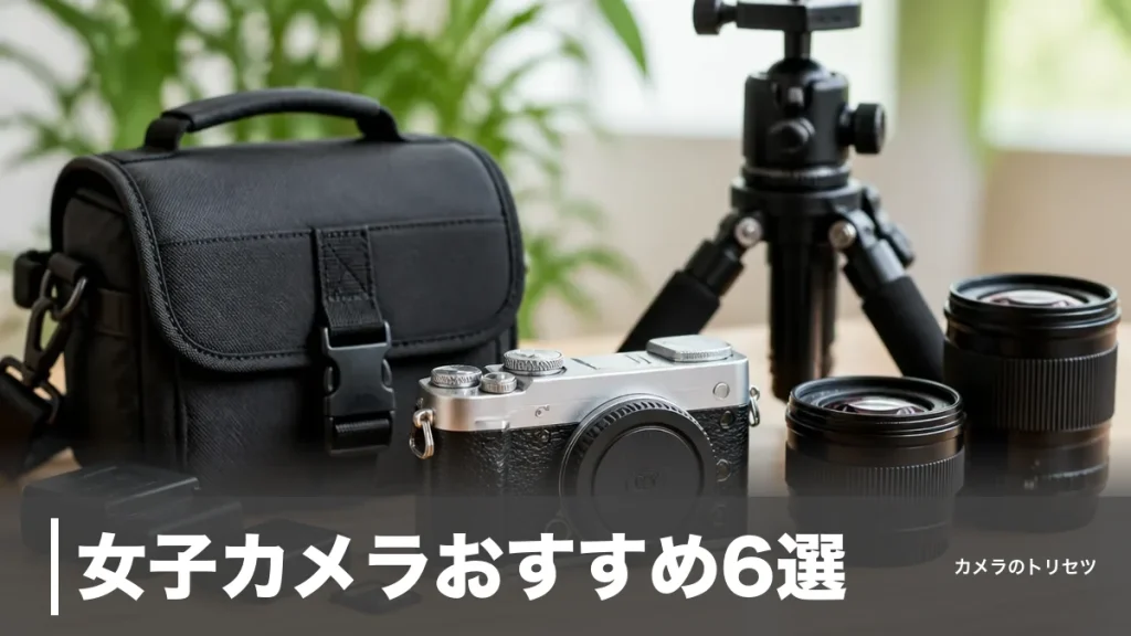 女子カメラおすすめ6選｜240gのコンデジから12万円ミラーレスまで重さと価格で徹底比較のアイキャッチ画像