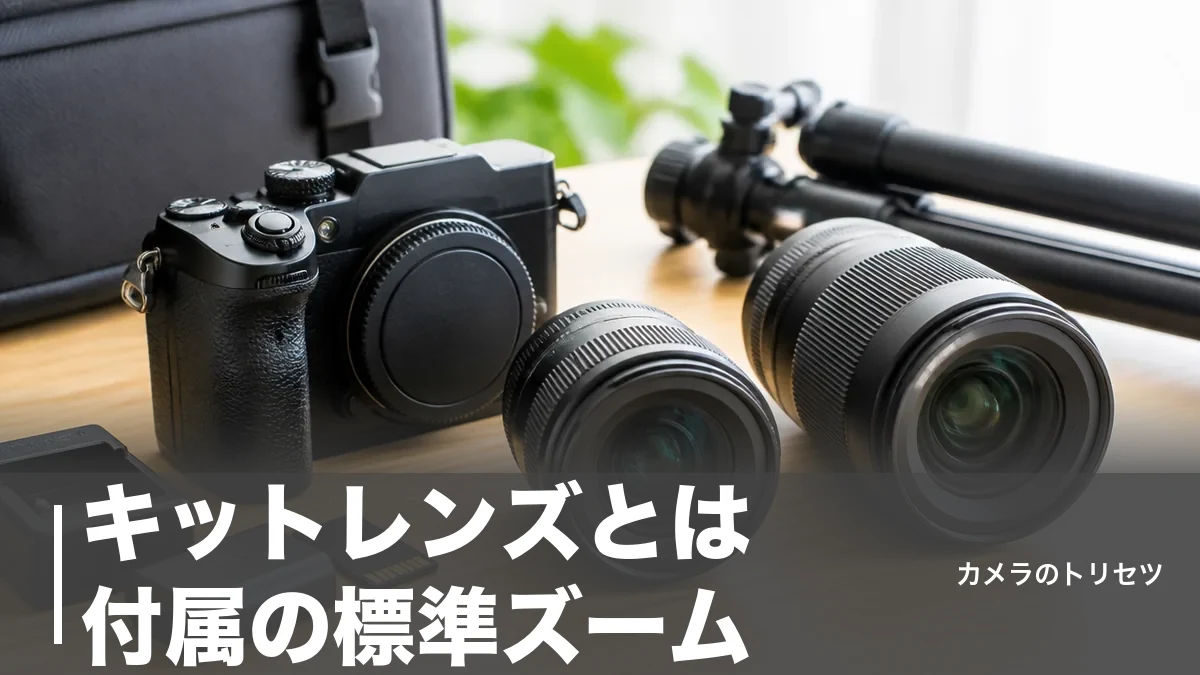 キットレンズとは付属の標準ズーム｜107g〜135gの実力と卒業タイミングを徹底解説のアイキャッチ画像