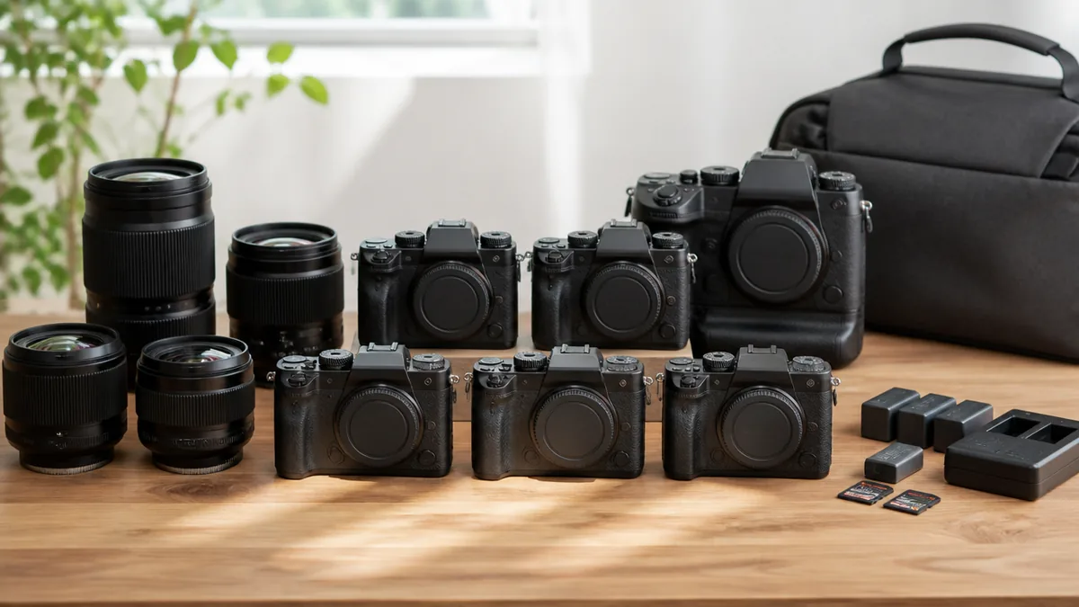 富士フイルムのカメラは2系統で選ぶ｜XシリーズとGFXの違いの解説画像