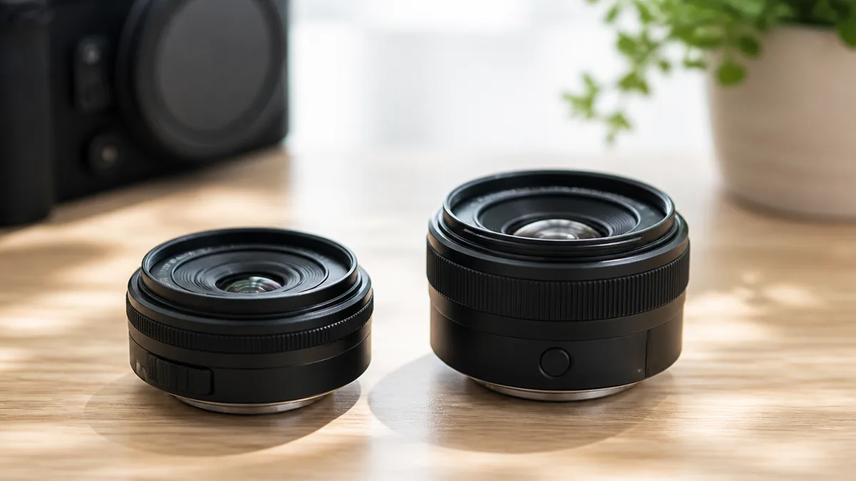 「パンケーキ」を名乗らない準パンケーキという裏技｜FE40mmとSIGMA 45mmの解説画像