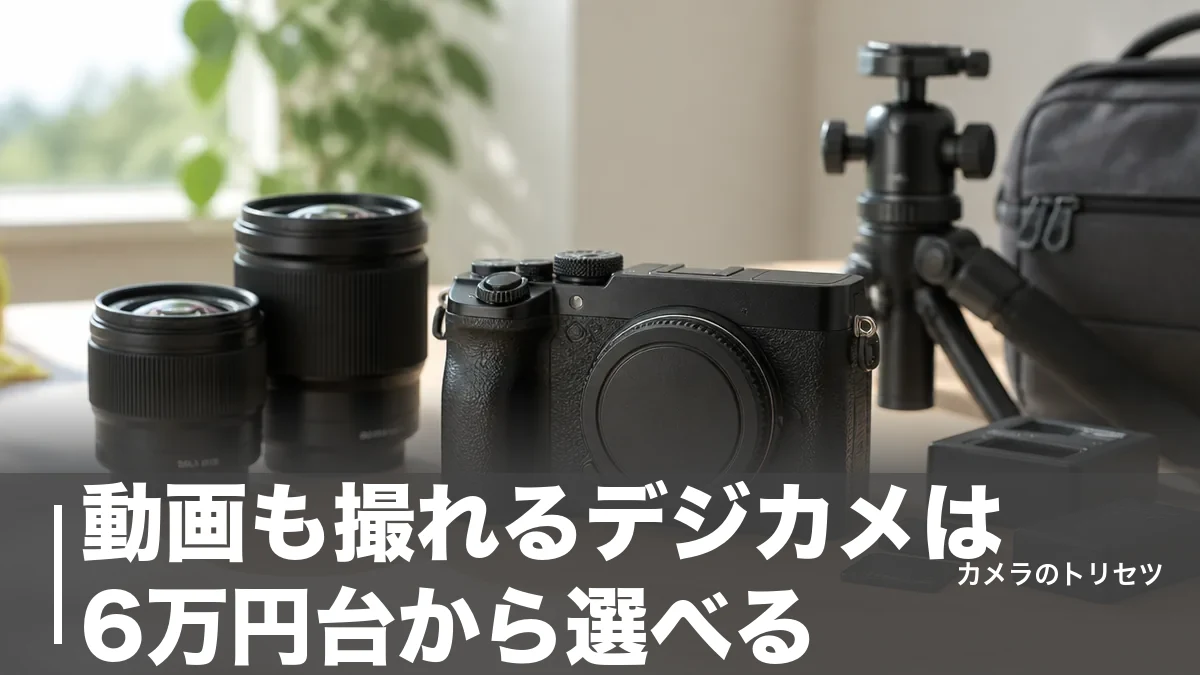 動画も撮れるデジカメは6万円台から選べる｜写真も両立する6機種を徹底比較【2026年版】のアイキャッチ画像