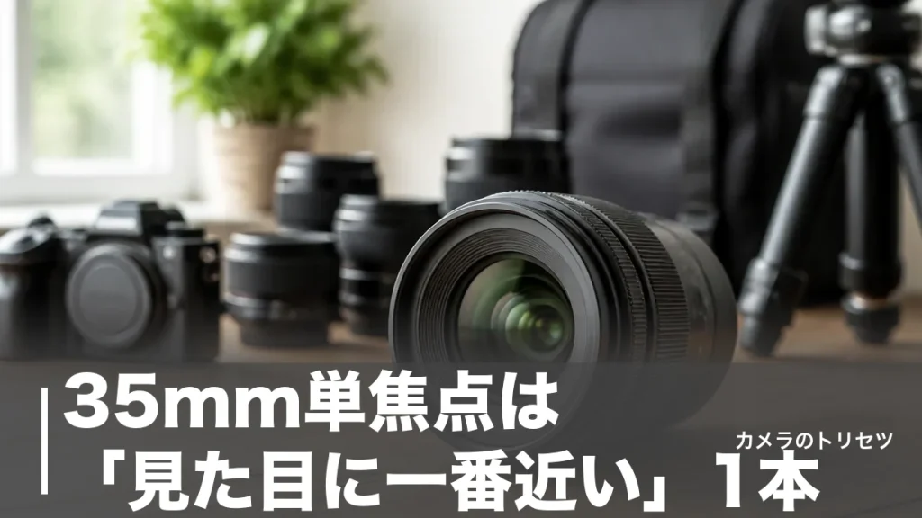 35mm単焦点は「見た目に一番近い」1本｜3万円台〜16万円台の6本を数値で徹底比較のアイキャッチ画像