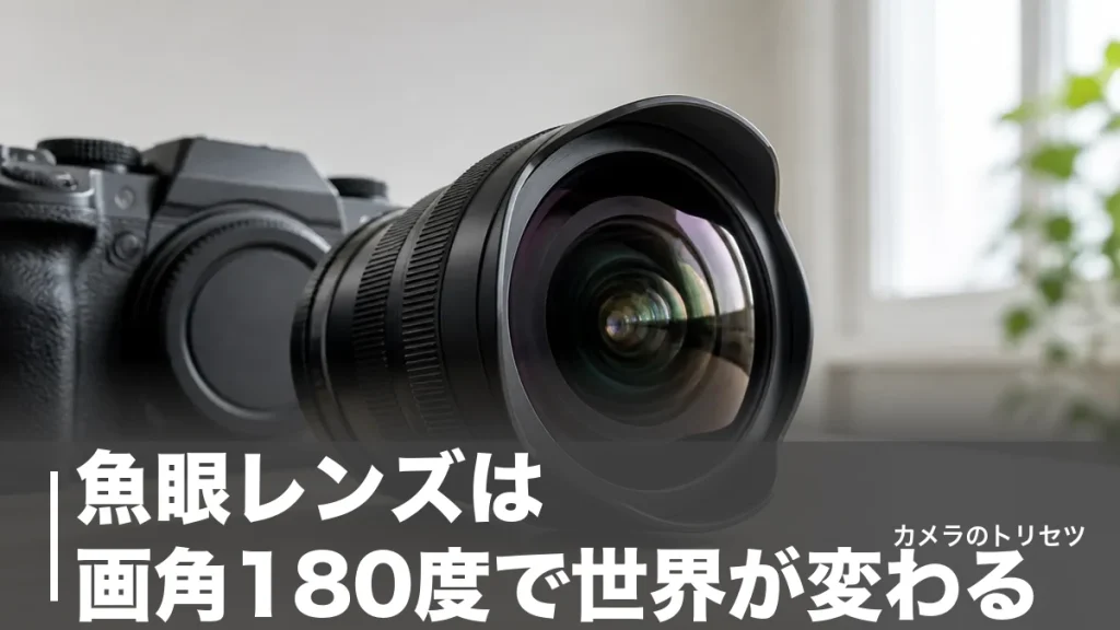 魚眼レンズは画角180度で世界が変わる｜対角・円周の違いと現行6本を価格で徹底比較のアイキャッチ画像