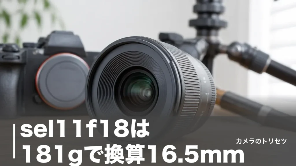 sel11f18は181gで換算16.5mm｜ソニー超広角単焦点の実力と弱点を徹底検証のアイキャッチ画像