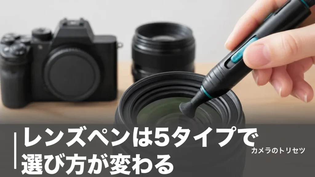 レンズペンは5タイプで選び方が変わる｜2,980円の定番からプロキット＋まで徹底比較のアイキャッチ画像