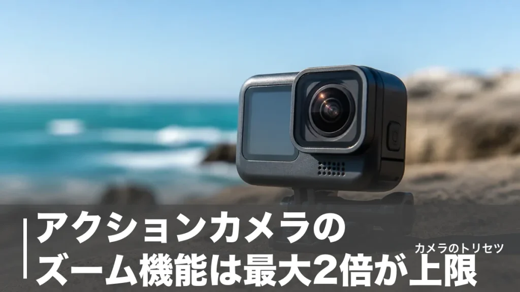 アクションカメラのズーム機能は最大2倍が上限｜光学ズームがない理由と機種別の差を解説のアイキャッチ画像