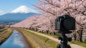 忍野八海の桜は4月中旬が勝負｜富士山と400mの桜並木を撮る設定・スポット完全ガイドのアイキャッチ画像