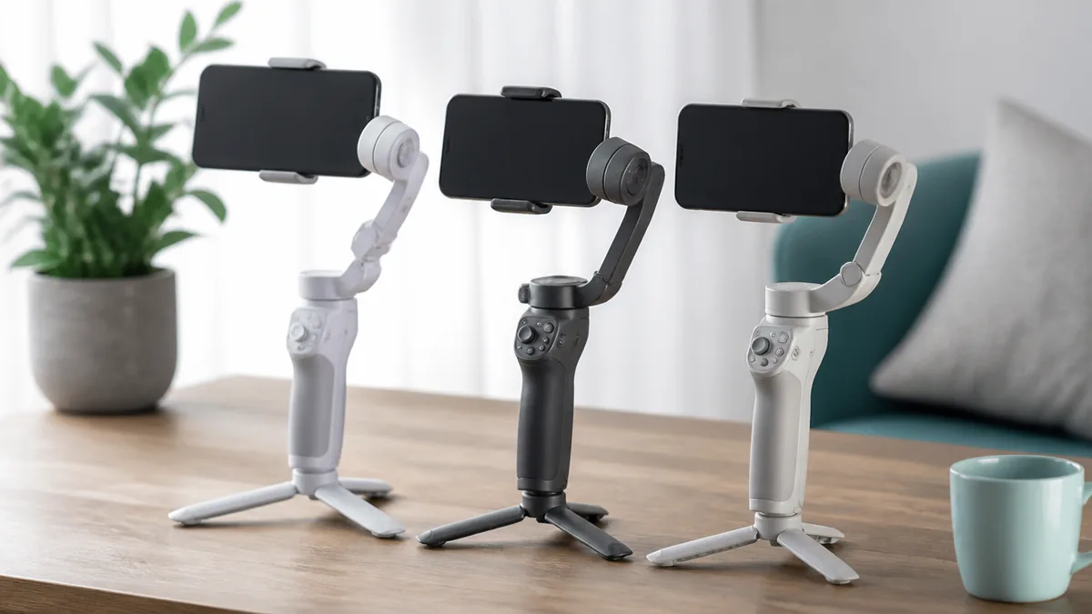 スマホ用は1万円台から｜3モデルを重量と価格で比較の解説画像