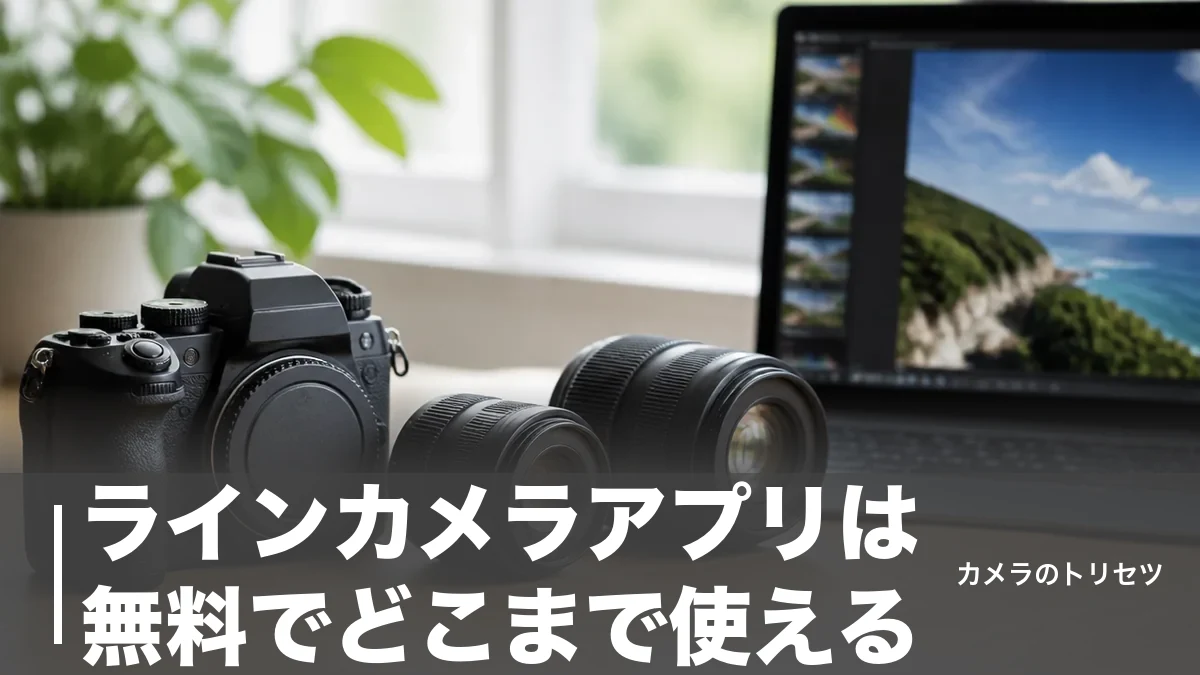 ラインカメラアプリは無料でどこまで使える？月900円プレミアムとの境界を実データで解説のアイキャッチ画像